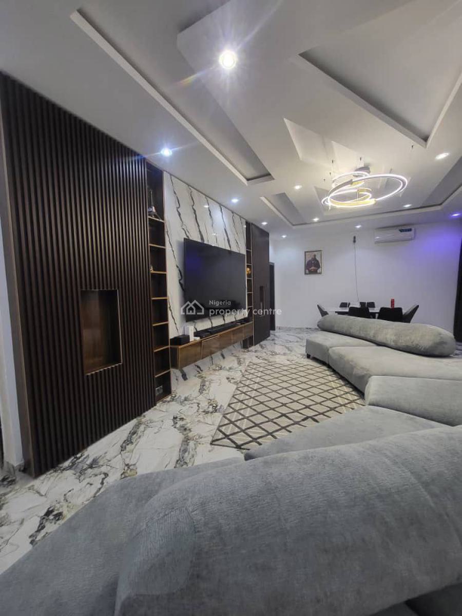 Brand Newly Built Luxury Serviced 3bedrooms Apartment, Alpha Beach, New Road, Lekki, Lagos, Flat / Apartment for Rent