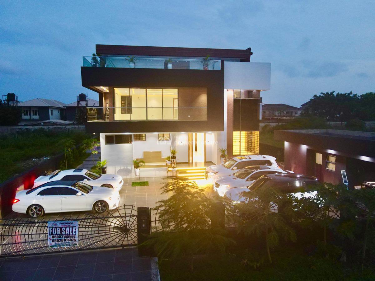 Elegant 5 Bedroom Fully Detached Duplex with Cinema/pool/gym @ Ajah, Royal Gardes Estate,  Ajah., Ajah, Lagos, Detached Duplex for Sale