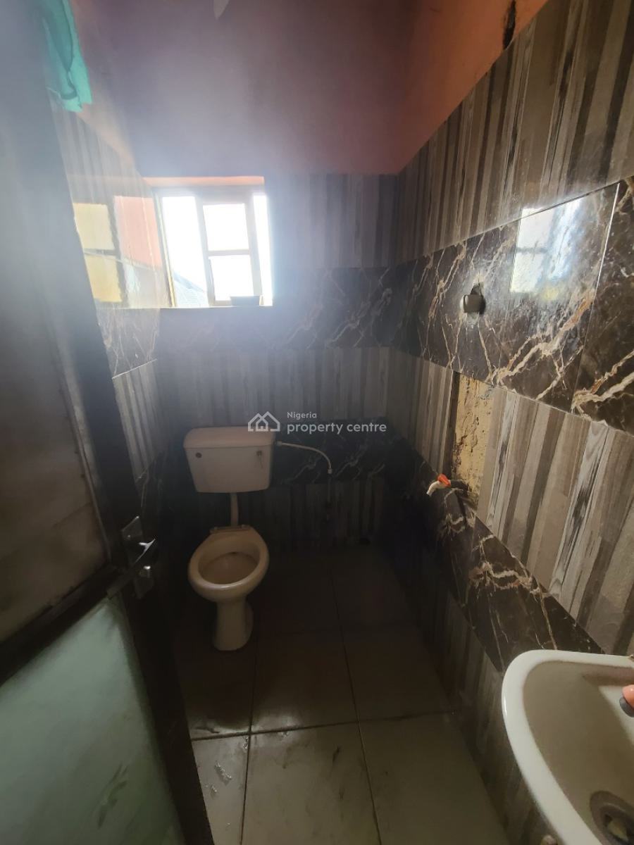 Spacious 1bedroom Flat Upstairs with 1toilet 1bath, Off Aborishade Road, Lawanson, Surulere, Lagos, Mini Flat (room and Parlour) for Rent