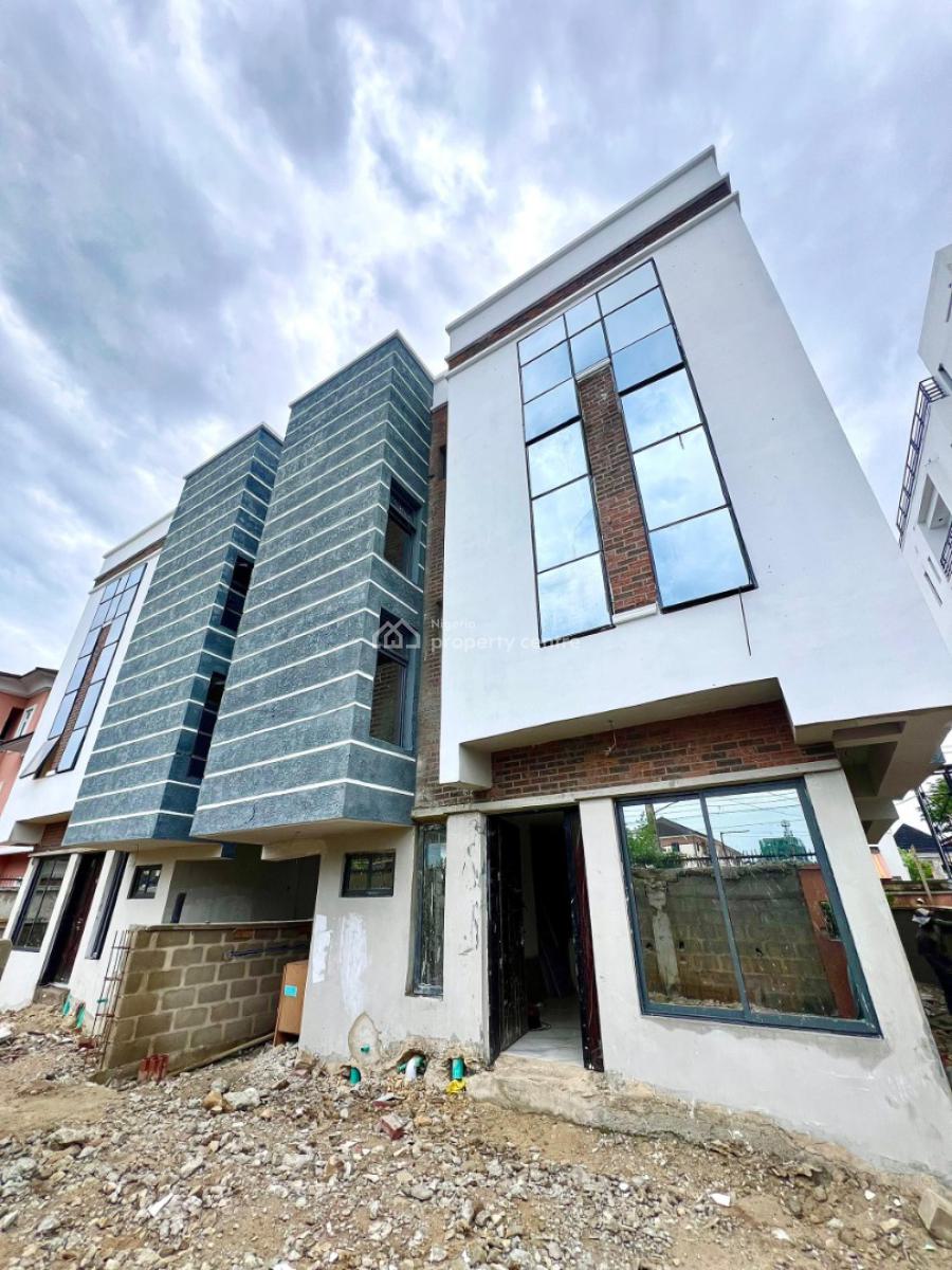 Self Compound 4 Bedroom Semi-detached Duplex with Bq, Lekki, Lagos, Semi-detached Duplex for Sale