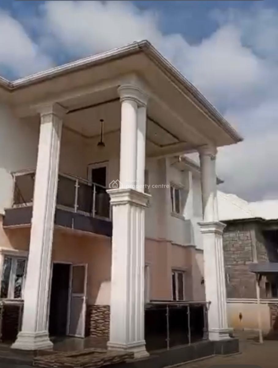 Fully Detached 4 Bedroom Duplex with 2rm Bq, 1000sqm, Cofo, Fha (fully Tarred Rd), Lugbe District, Abuja, Detached Duplex for Sale