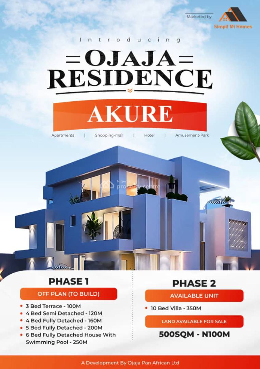 Luxury 6 Bedroom Fully Detached Duplex with Bq, Alagbaka Gra, Akure, Ondo, Detached Duplex for Sale