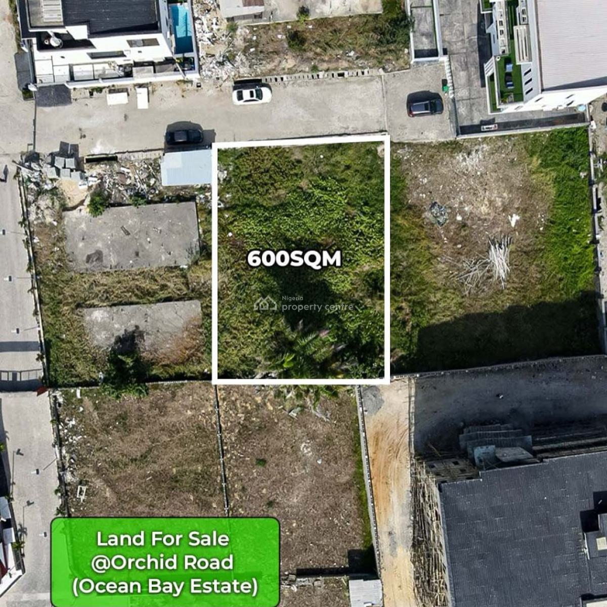 600sqm Land in a Gated and Secured Estate with Global Cofo, Ocean Bay Estate, Orchid Road, Lekki, Lagos, Residential Land for Sale
