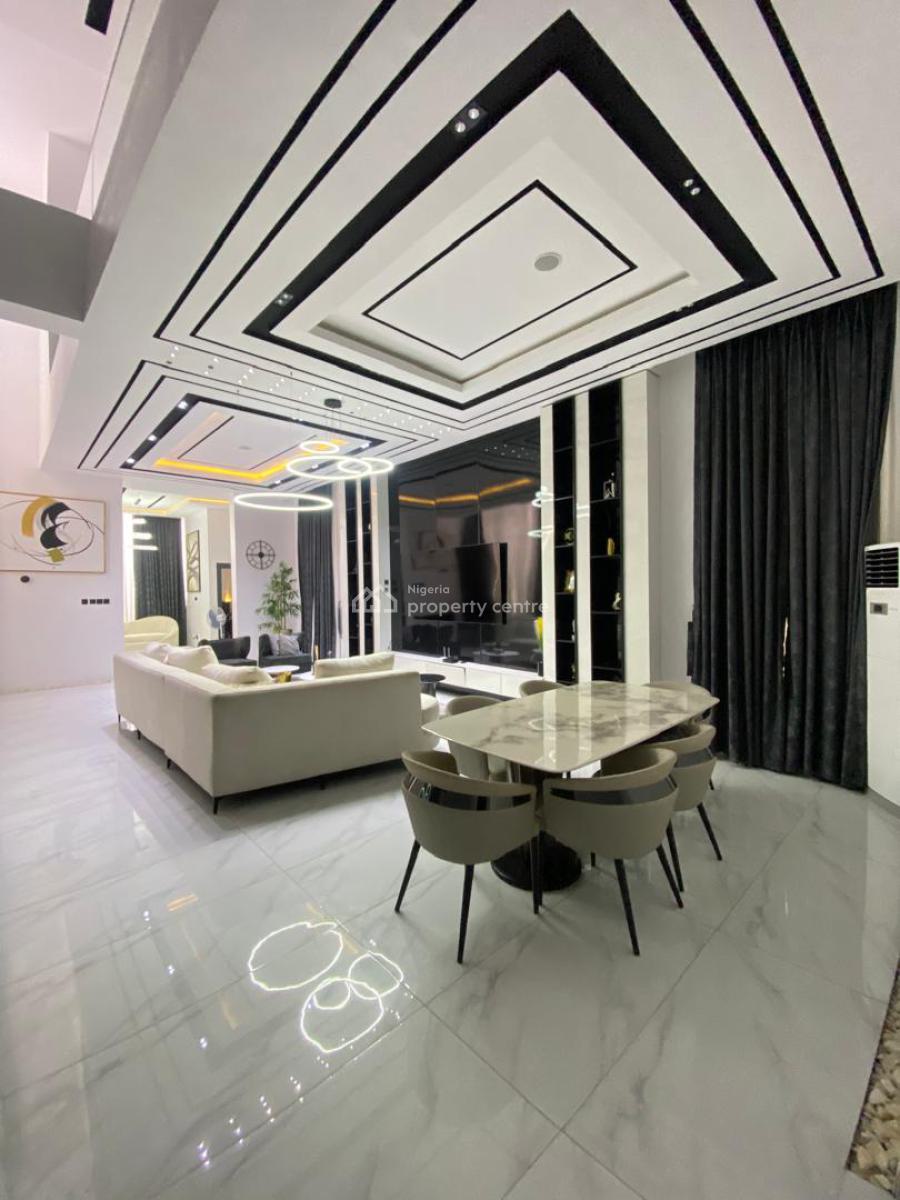 Luxury Lifestyle 5 Bedroom Fully Furnished Detached House with Bq & Swimming Pool, Eleganza Bus Stop ,second Tollgate, Lekki, Lagos, Detached Duplex for Sale