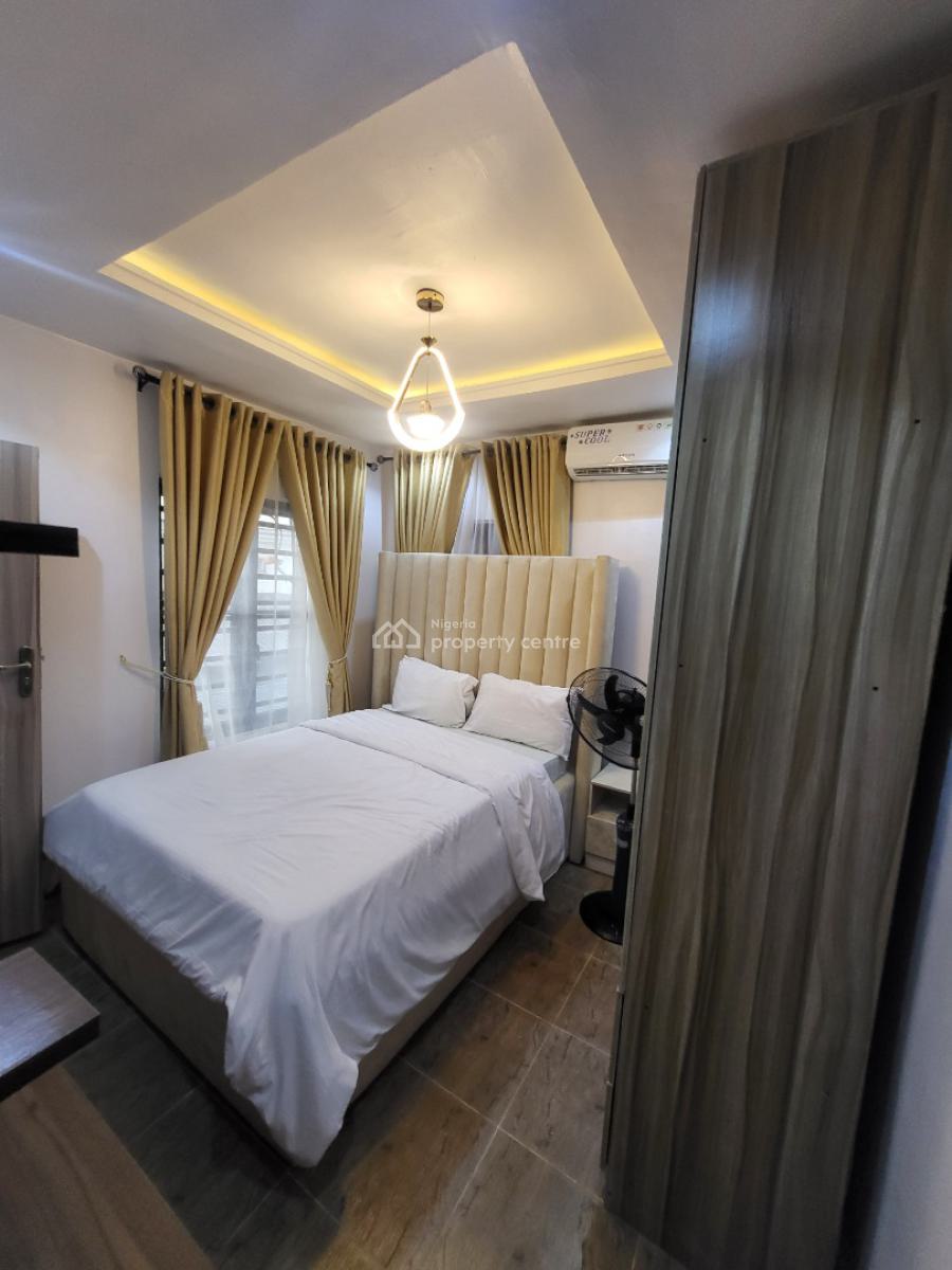 Luxurious Fully Furnished 3bedroom Apartment with Solar Inverter,estat, Ikota, Lekki, Lagos, Flat / Apartment for Rent