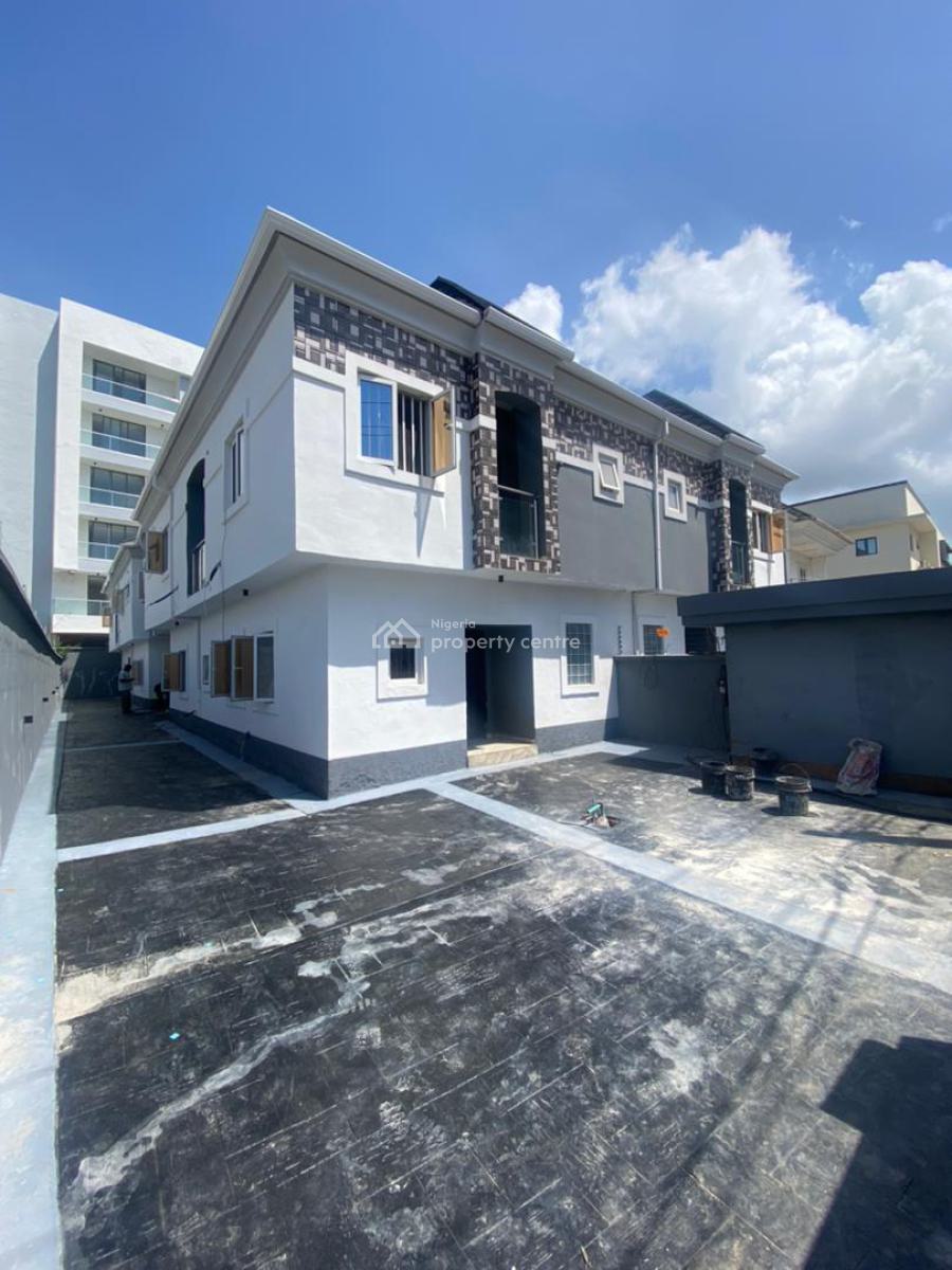 Nicely Built 4 Bedroom Semi Detached Terrace, Ikate Elegushi, Lekki, Lagos, Terraced Duplex for Rent