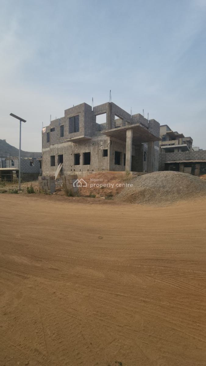 5 Bedroom Fully Detached Duplex (carcass), Katampe Extension, Katampe, Abuja, Detached Duplex for Sale