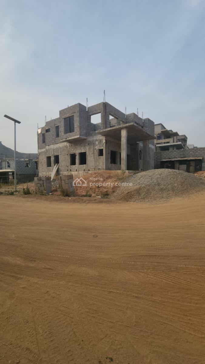 5 Bedroom Fully Detached Duplex (carcass), Katampe Extension, Katampe, Abuja, Detached Duplex for Sale