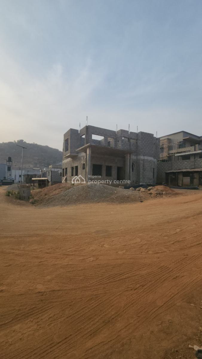 5 Bedroom Fully Detached Duplex (carcass), Katampe Extension, Katampe, Abuja, Detached Duplex for Sale