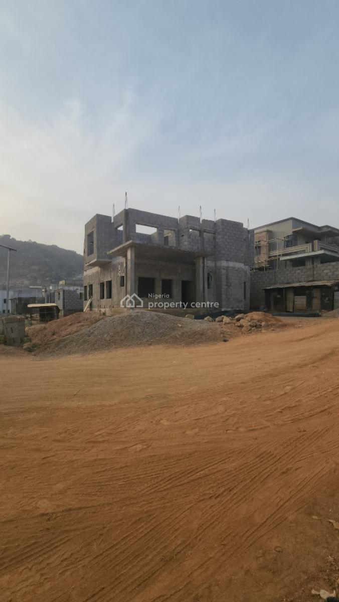 5 Bedroom Fully Detached Duplex (carcass), Katampe Extension, Katampe, Abuja, Detached Duplex for Sale