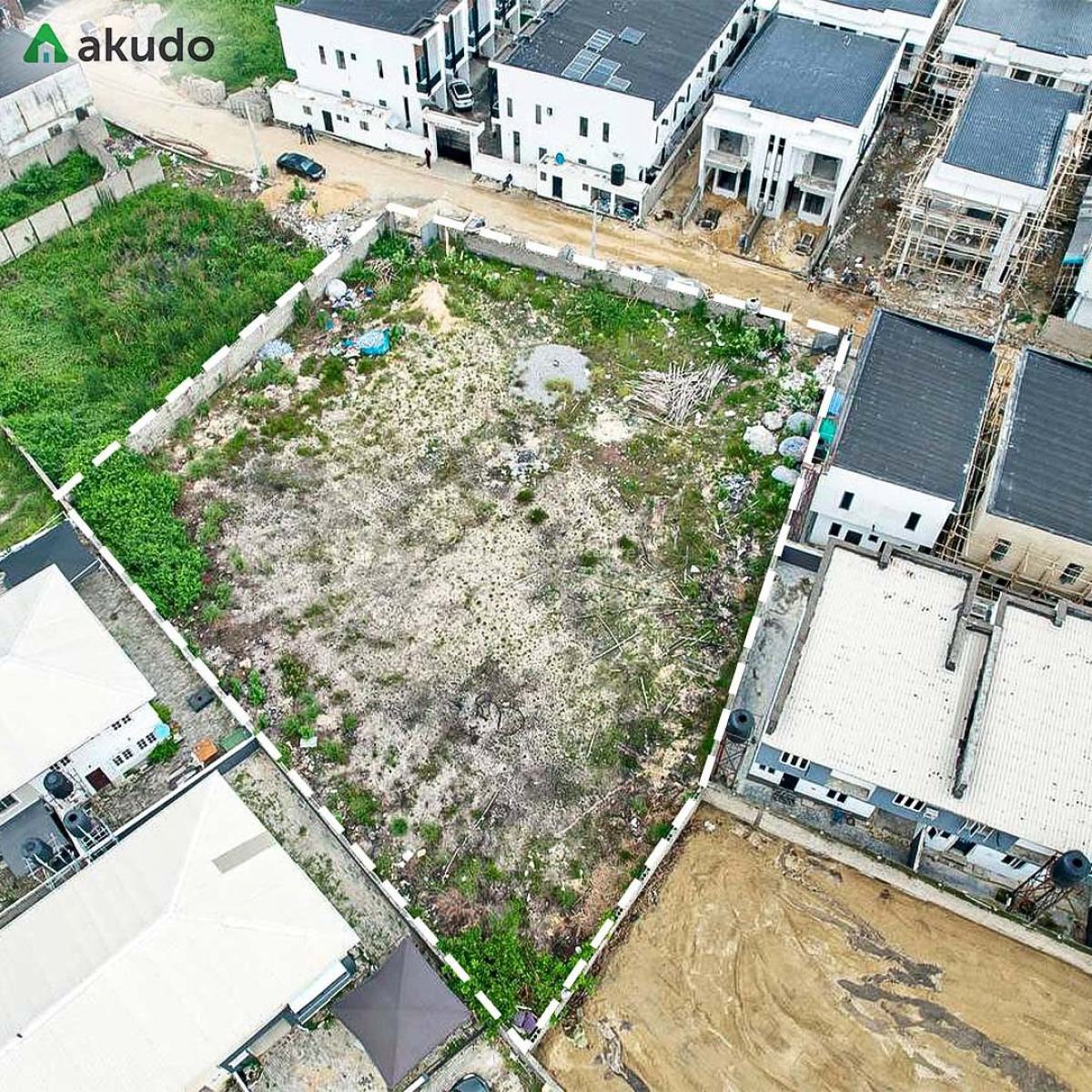 1,800sqm Land in a Gated and Secured Estate -- Gov-consent, Ikota Gra Estate, Ikota, Lekki, Lagos, Residential Land for Sale