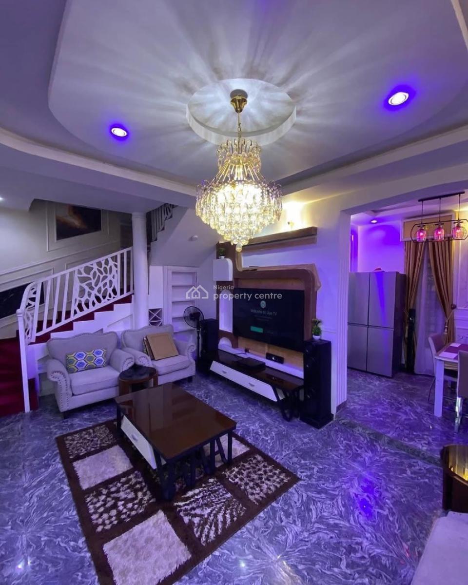 Semi Furnished Exotic 3 Bedroom Detached Duplex, Ivory Heights Estate Off Eliozu, Eneka, Port Harcourt, Rivers, Detached Duplex for Sale