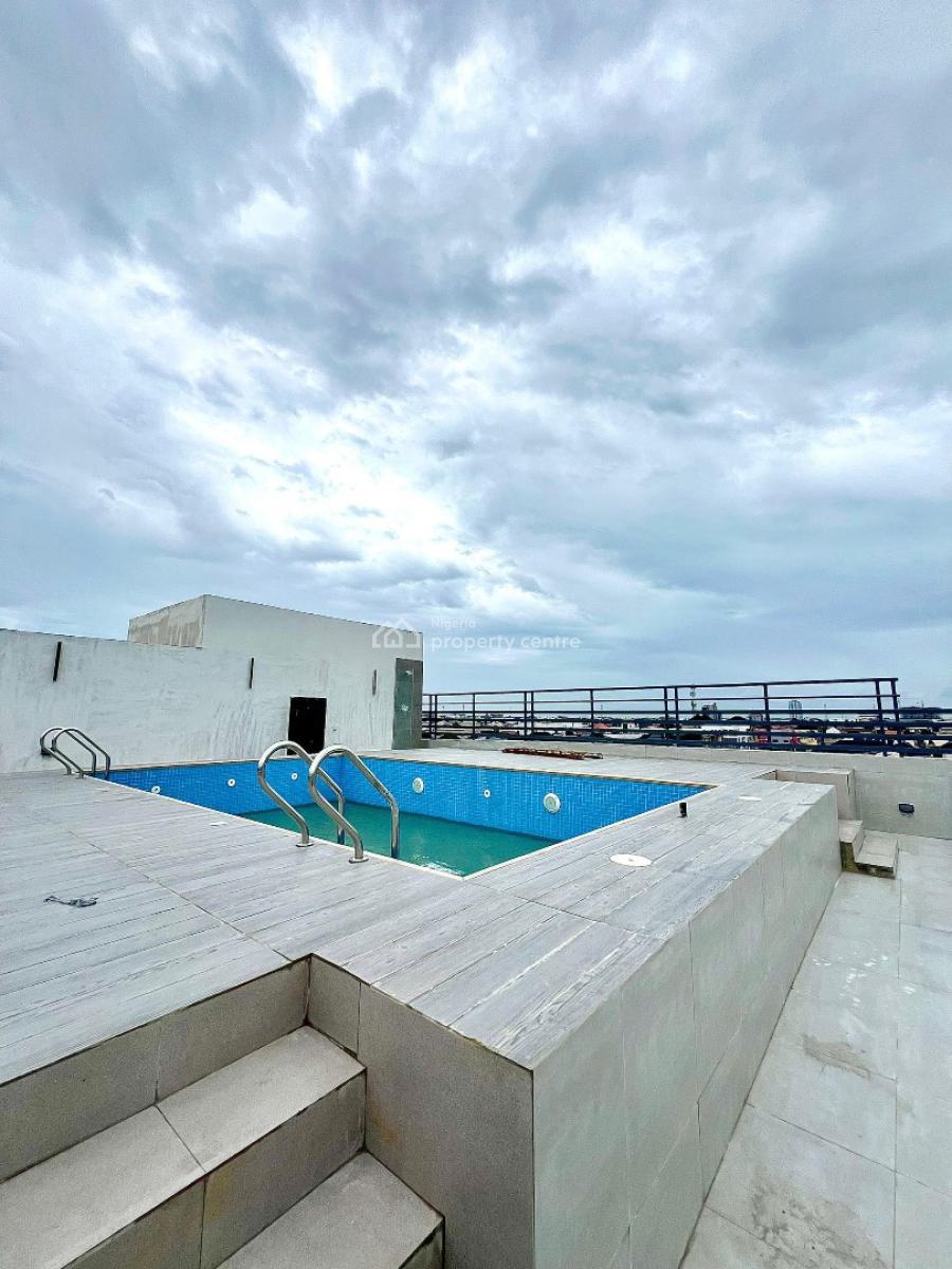 Stunning 3 Bedroom Apartment with a Bq, Has a Rooftop Swimming Pool, Open Plan Kitchen & an Elevator, Lekki Phase 1, Lekki, Lagos, Flat / Apartment for Sale