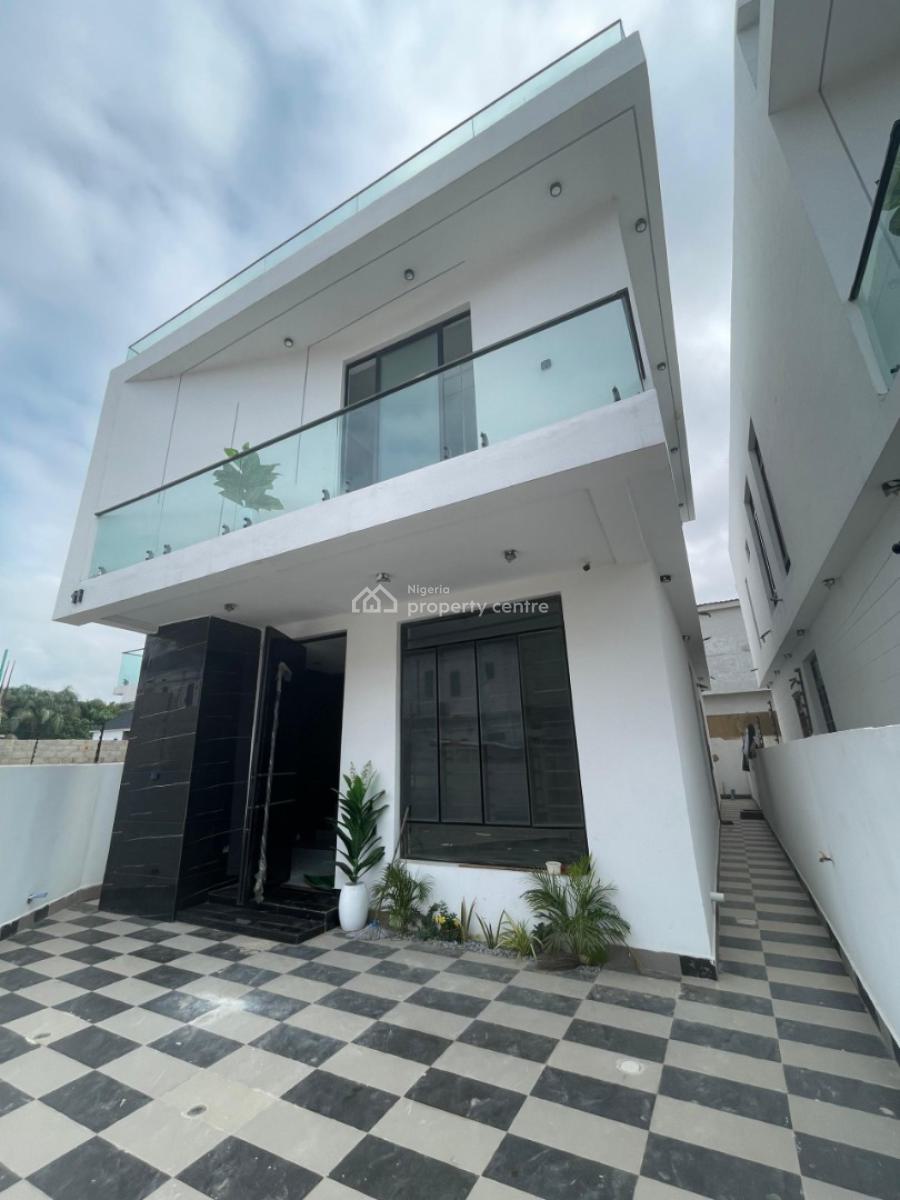 Luxurious 4 Bedroom Fully Detached Duplex with Bq in a Secured Estate, Chevron Toll Gate, Orchid Road, Lekki, Lagos, Detached Duplex for Sale