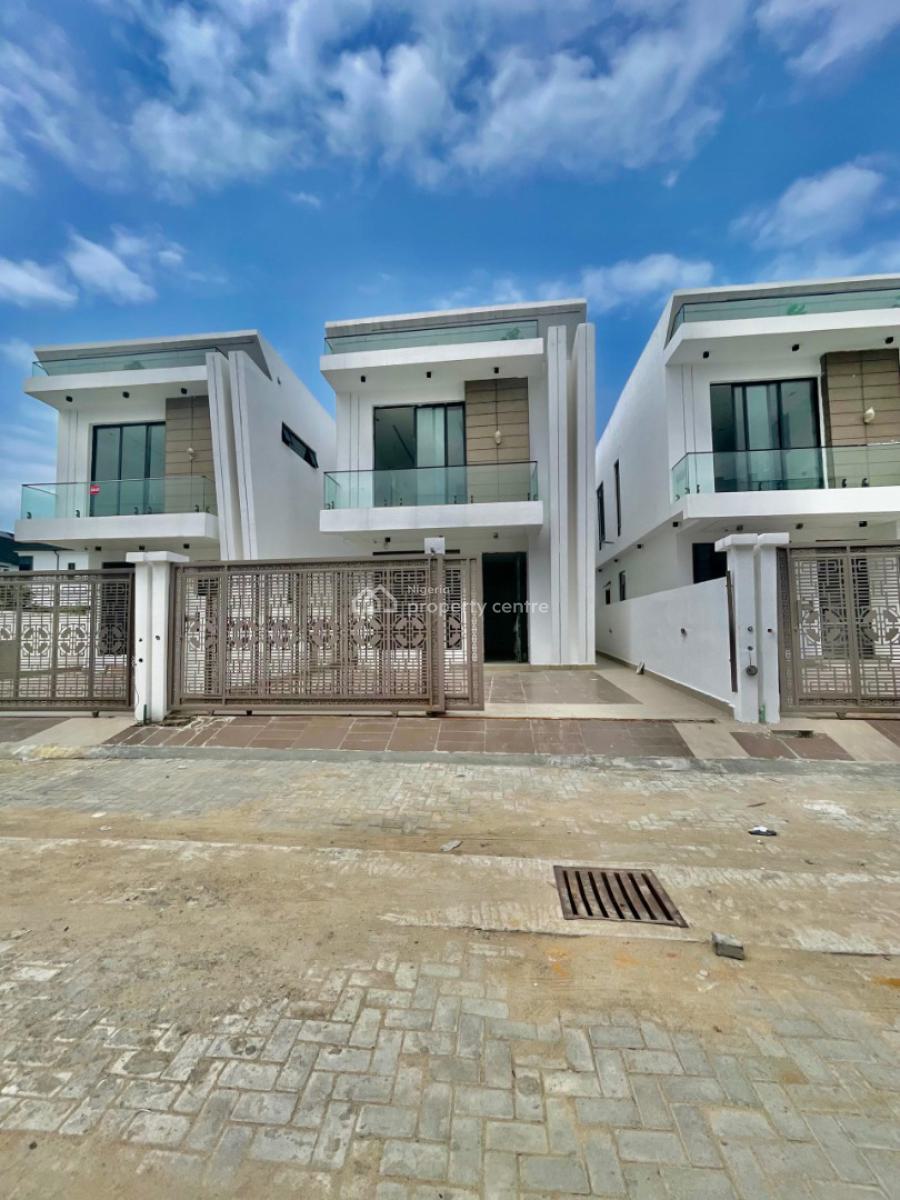 Luxurious 4 Bedroom Fully Detached Duplex with Bq in a Secured Estate, Chevron Toll Gate, Orchid Road, Lekki, Lagos, Detached Duplex for Sale