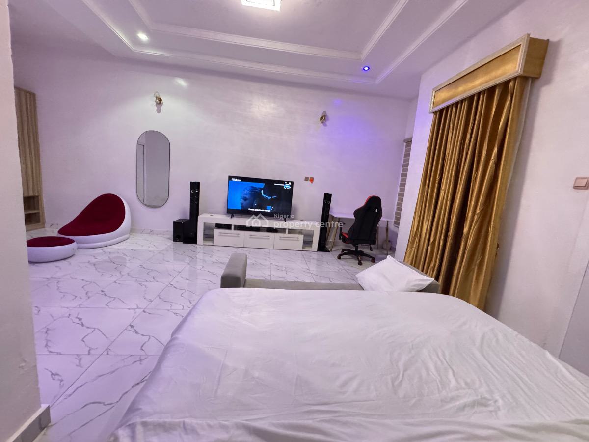 Luxuriously Furnished One Bedroom Apartment, Chevron, Lekki, Lagos, Mini Flat (room and Parlour) for Rent