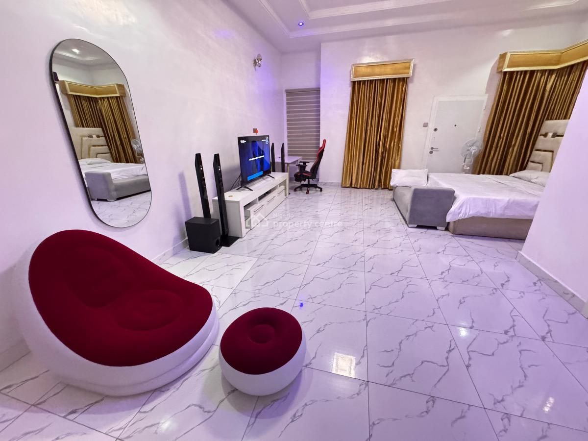 Luxuriously Furnished One Bedroom Apartment, Chevron, Lekki, Lagos, Mini Flat (room and Parlour) for Rent