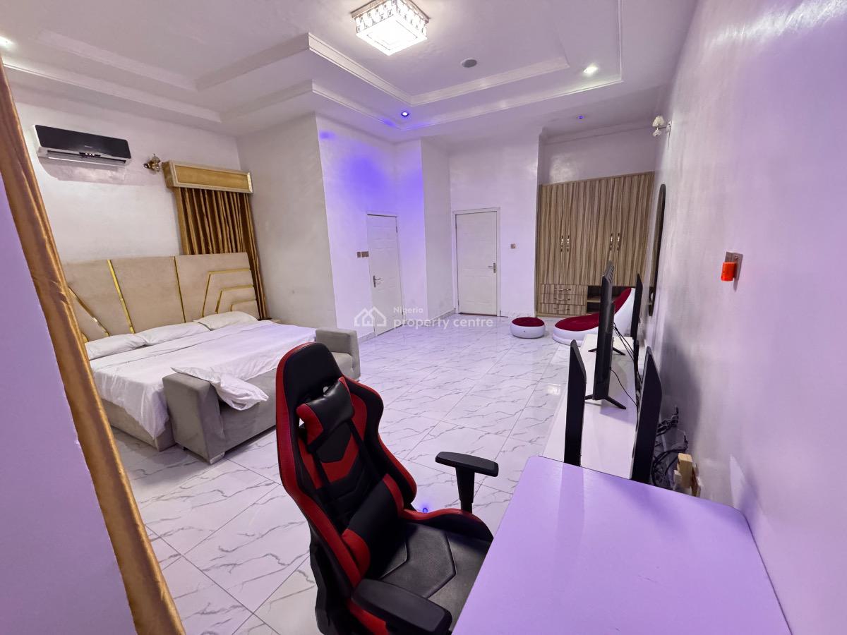 Luxuriously Furnished One Bedroom Apartment, Chevron, Lekki, Lagos, Mini Flat (room and Parlour) for Rent