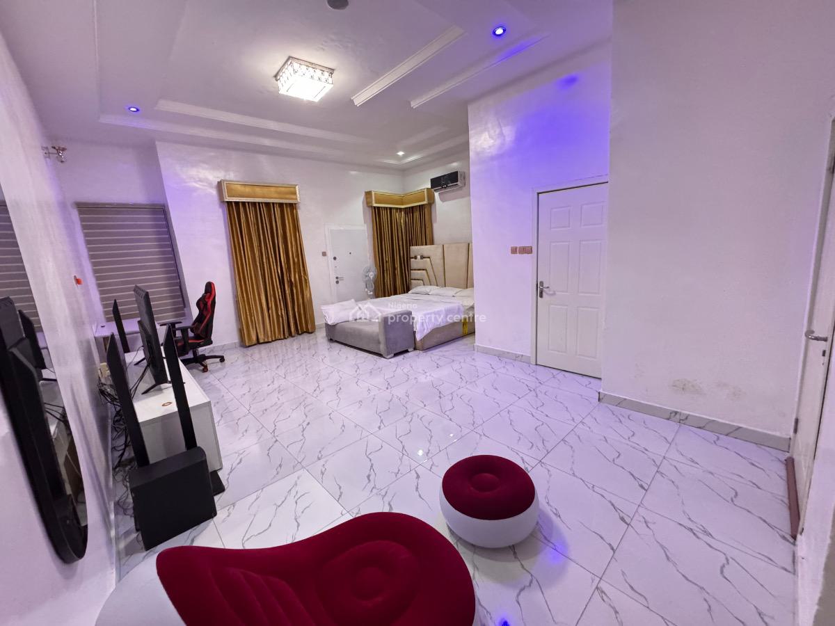 Luxuriously Furnished One Bedroom Apartment, Chevron, Lekki, Lagos, Mini Flat (room and Parlour) for Rent