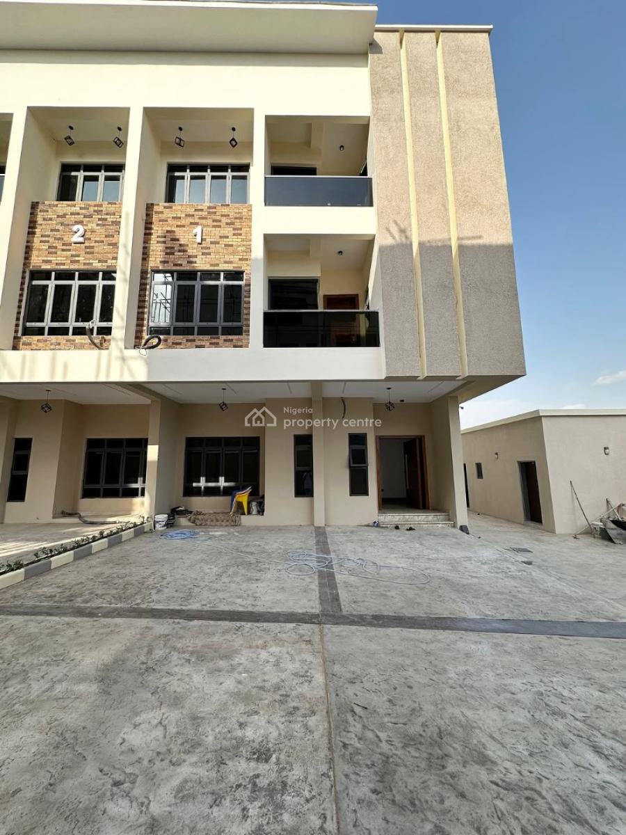 (smart Home) 5 Bedroom Terrace Duplex with Bq, Kitchenette, Wuye, Abuja, Terraced Duplex for Sale