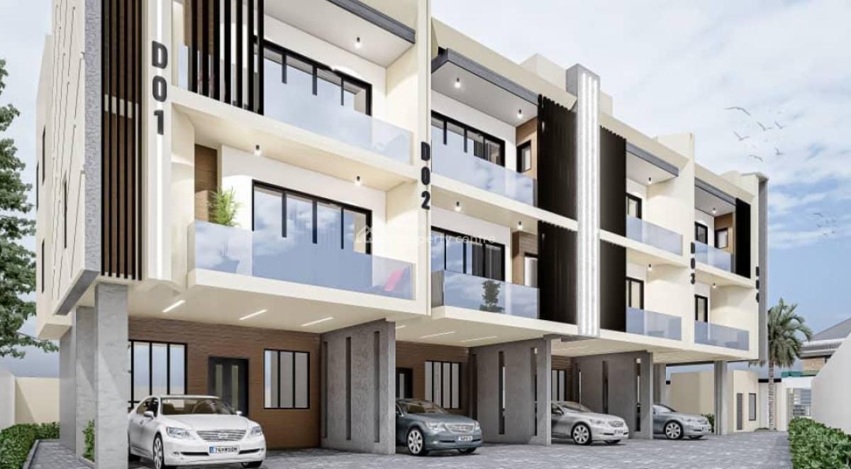 4 Bedroom Townhouses Plus 1 Room Bq (off-plan) ﻿﻿2 Bq, Ikeja, Lagos, Semi-detached Duplex for Sale