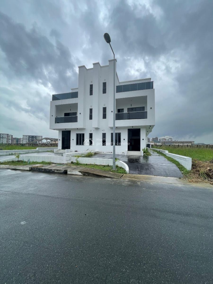 Elegant 4 Bedroom Semi  Detached with Bq, Pool, Gym, Library and Cinem, Cowrie Creek Estate, Ikate Elegushi, Lekki, Lagos, Semi-detached Duplex for Sale