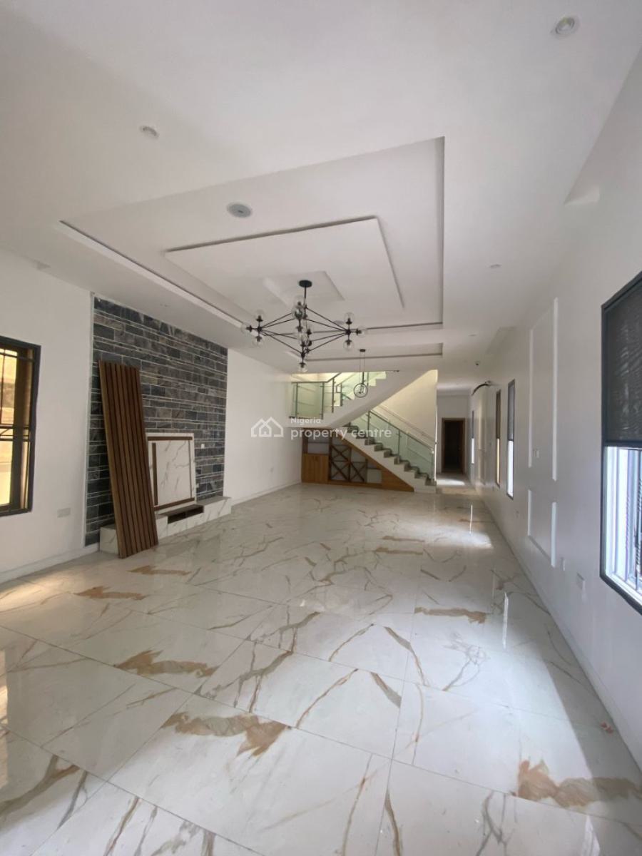 Spacious & Luxurious 5 Bedroom Fully Detached Duplex with a Bq, Agungi, Lekki, Lagos, House for Sale