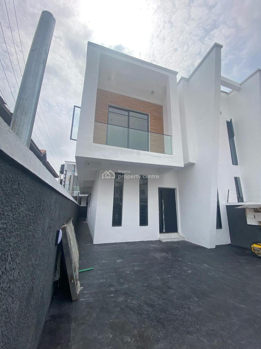 Elegant 4 Bedroom Semi Detached Duplex with a Bq in a Secured Estate, Agungi, Lekki, Lagos, House for Sale