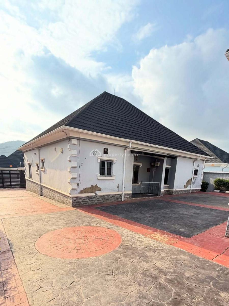 Fully Detached 3-bedroom Bungalow with 2-bedroom Bq & Private Compound, Extension, Gwarinpa, Abuja, Detached Bungalow for Rent