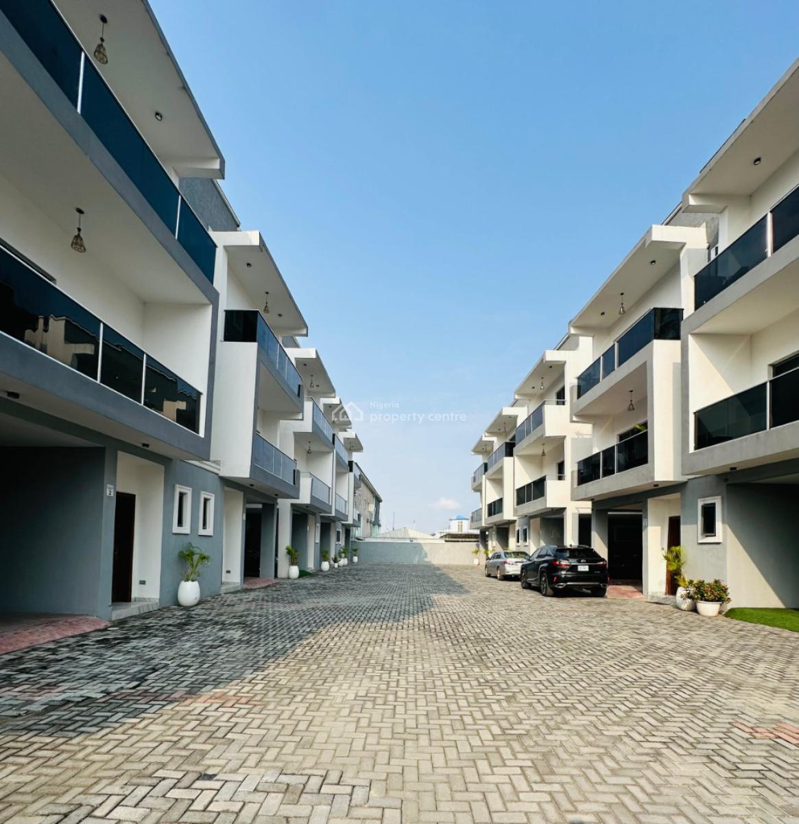 Tastefully Finished 4 Bedroom Terraced Duplex with Bq, Ikate, Lekki, Lagos, Terraced Duplex for Sale