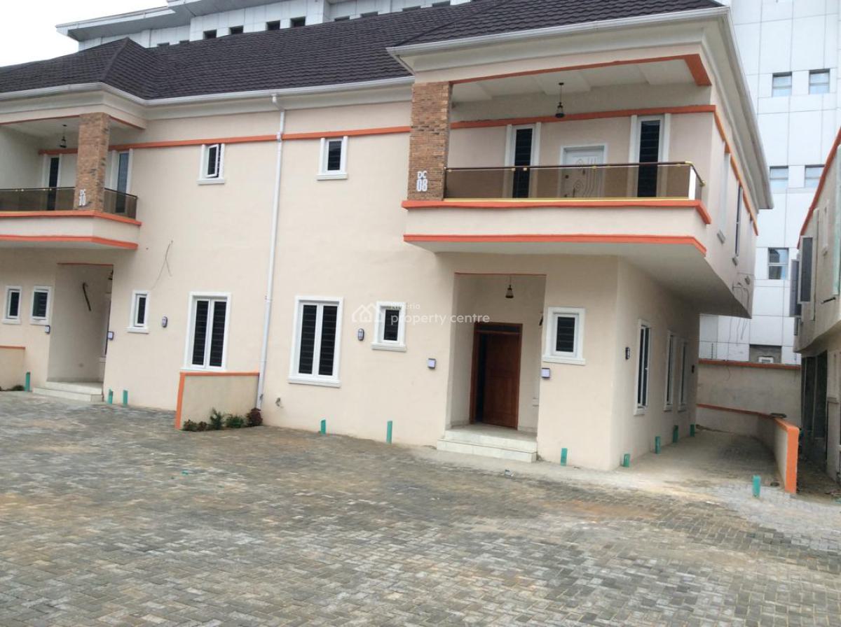 Brand New 4 Bedroom Terrace with Bq, Agungi, Lekki, Lagos, Terraced Duplex for Rent