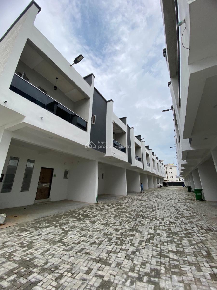 Serviced 4 Bedroom Terraced Duplex, Lekki County, Ikota, Lekki, Lagos, Terraced Duplex for Sale