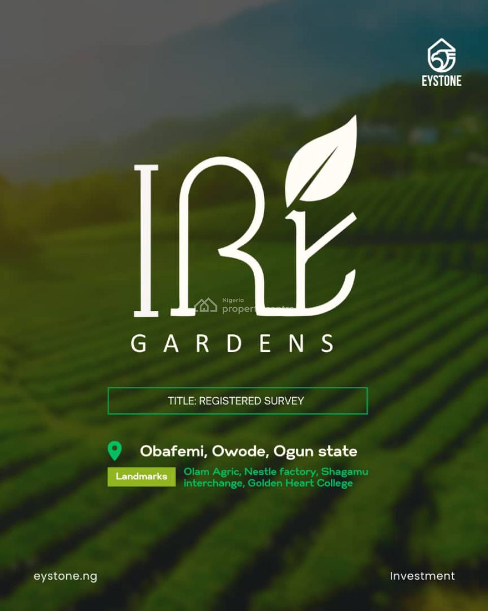 Land, Ire Gardens, Obafemi Owode, Ogun, Residential Land for Sale