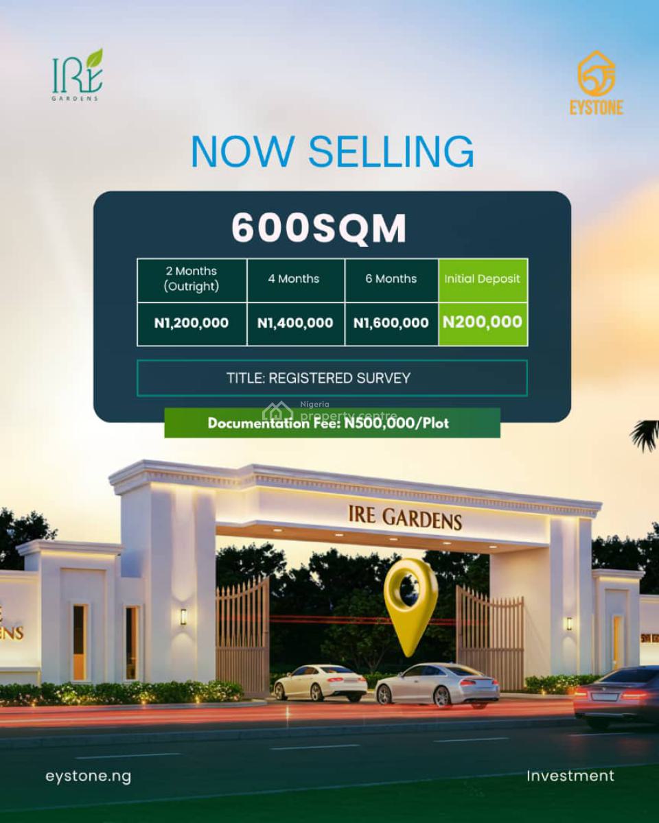 Land, Ire Gardens, Obafemi Owode, Ogun, Residential Land for Sale