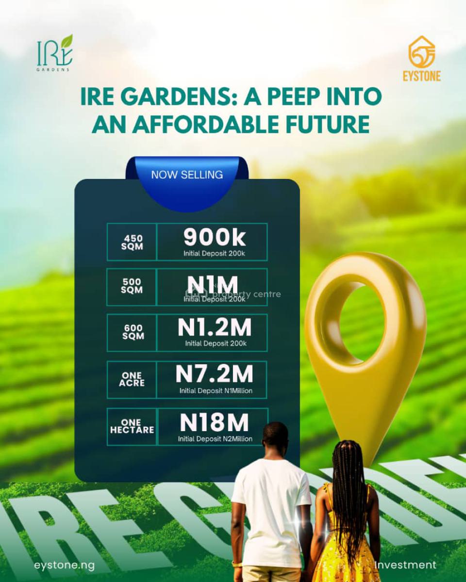 Land, Ire Gardens, Obafemi Owode, Ogun, Residential Land for Sale