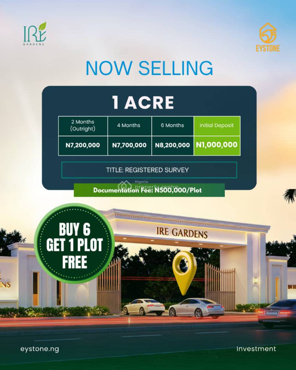 Land, Ire Gardens, Obafemi Owode, Ogun, Residential Land for Sale