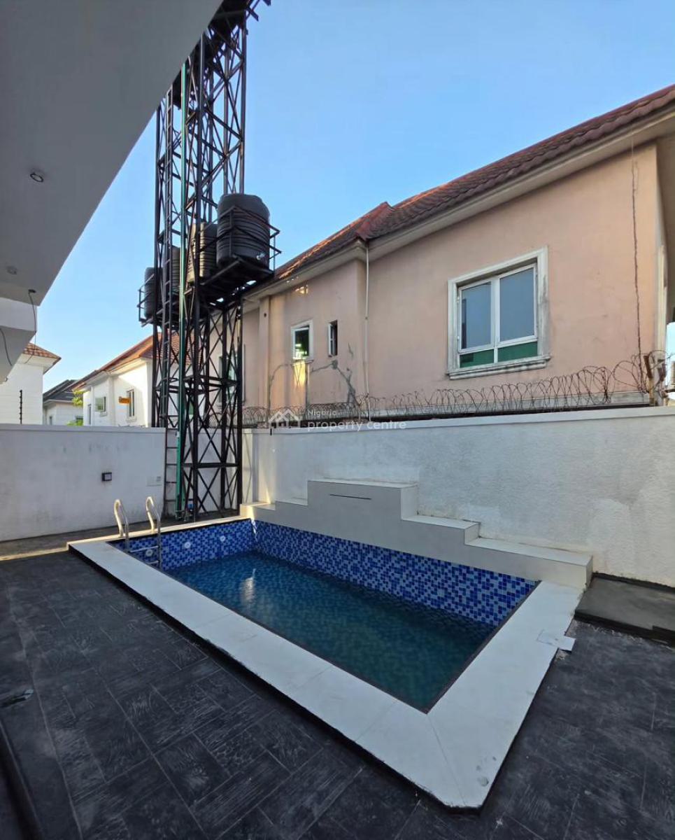 5 Bedroom Detached Duplex with O Roof Top Terrance and  a Pool, Idado , Osapa, Lekki, Lagos, Detached Duplex for Sale