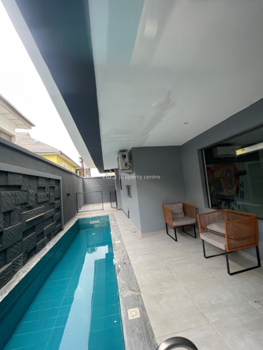 Luxury Newly Built 4 Bedroom Maisonette with Gym, Bq and Swimming Pool, Lekki Phase 1, Lekki, Lagos, Flat / Apartment for Rent