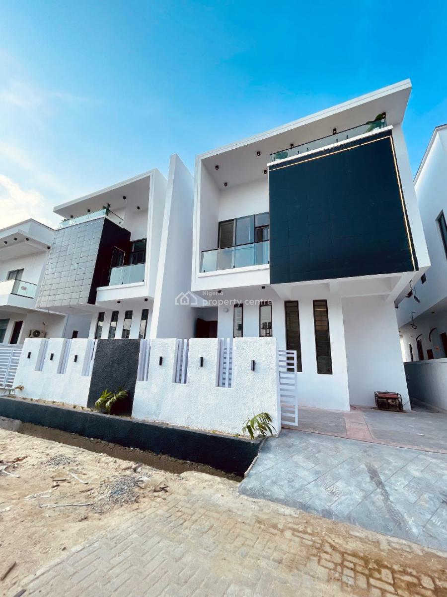 Decent 4 Bed Semi-detached Duplex with Bq, Ajah, Lekki, Lagos, Semi-detached Duplex for Sale