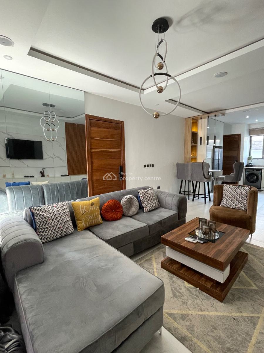 Lovely 2 Bedroom Furnished Apartment, Chevron Road., Lekki Phase 2, Lekki, Lagos, Flat / Apartment for Sale