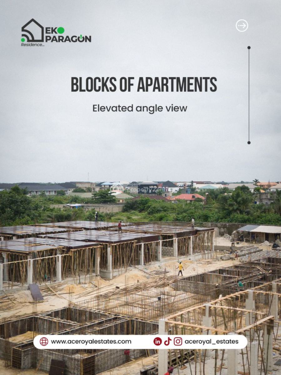 3 Bedroom Terrace Duplex with Bq, Abijo, Lekki, Lagos, House for Sale