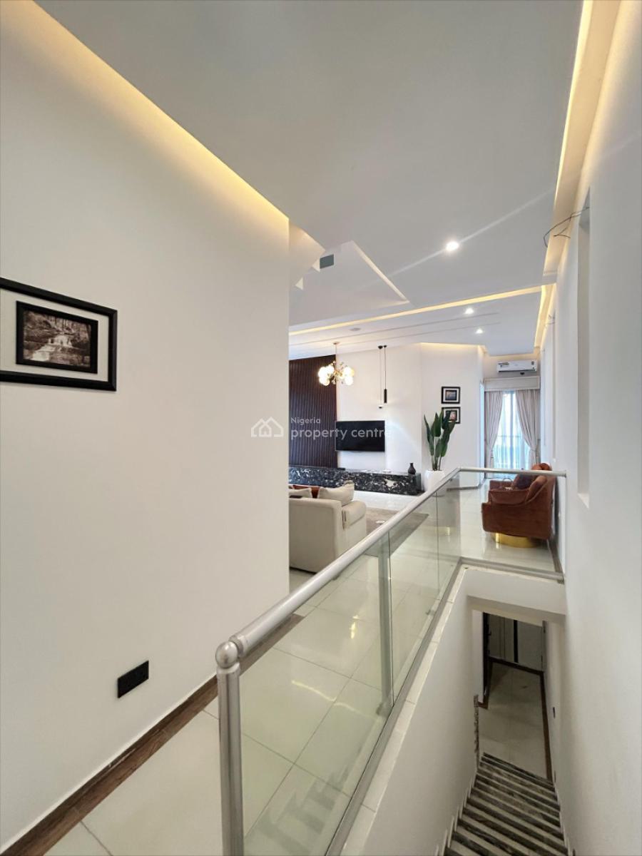 Fully Furnished 4 Bedroom Townhouse Terrace, Ikate, Lekki, Lagos, Terraced Duplex for Rent