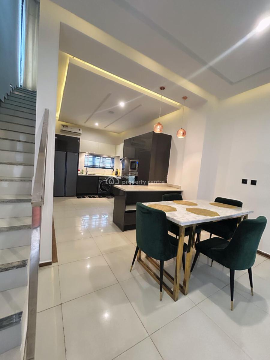 Fully Furnished 4 Bedroom Townhouse Terrace, Ikate, Lekki, Lagos, Terraced Duplex for Rent