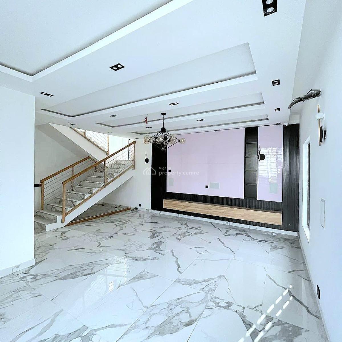 Brand New 5 Bedroom Fully Detached Duplex with Pool & Bq, Osapa, Lekki, Lagos, Detached Duplex for Sale