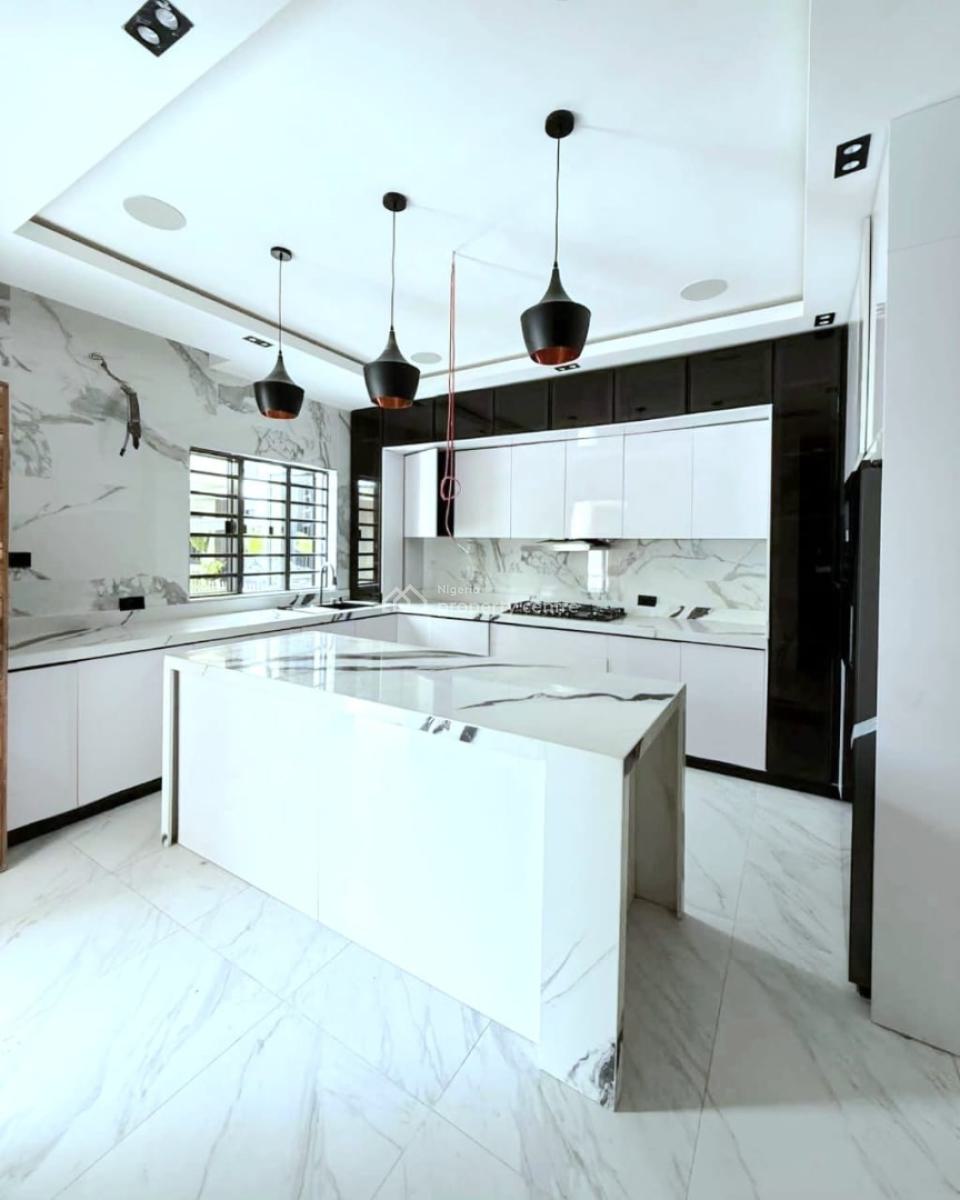 Brand New 5 Bedroom Fully Detached Duplex with Pool & Bq, Osapa, Lekki, Lagos, Detached Duplex for Sale