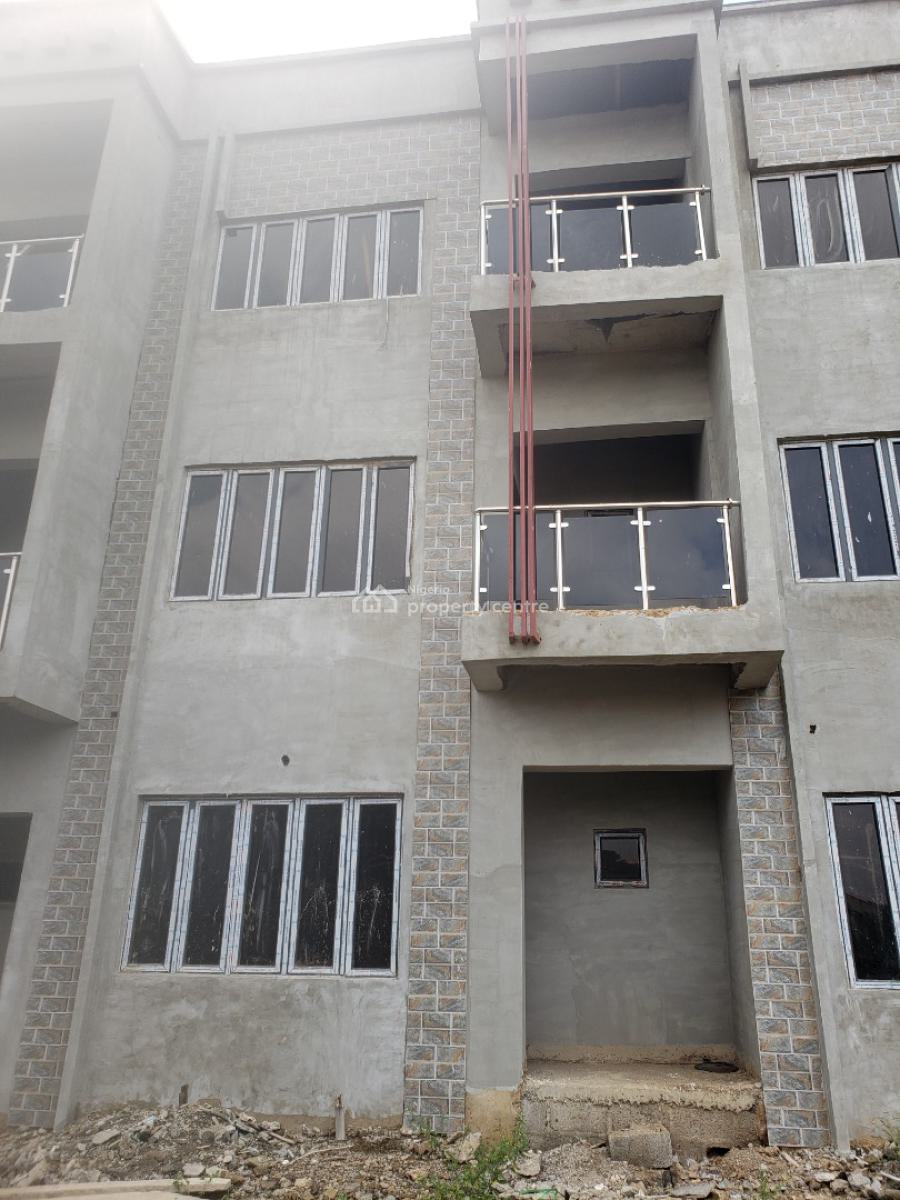 Carcass 4 Bedroom Duplex with Bq, By Ben Ayade Crescent, Jahi, Abuja, Terraced Duplex for Sale