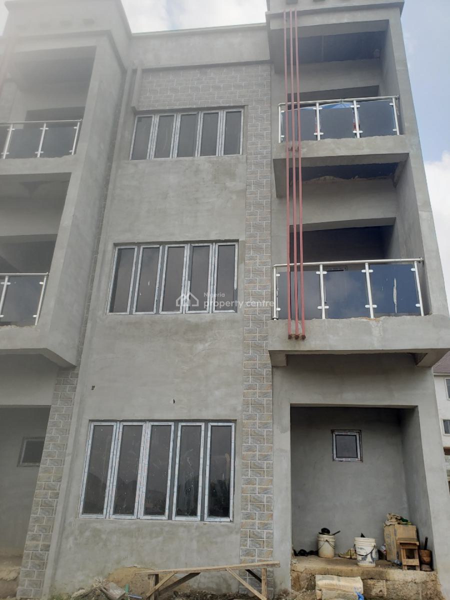 Carcass 4 Bedroom Duplex with Bq, By Ben Ayade Crescent, Jahi, Abuja, Terraced Duplex for Sale