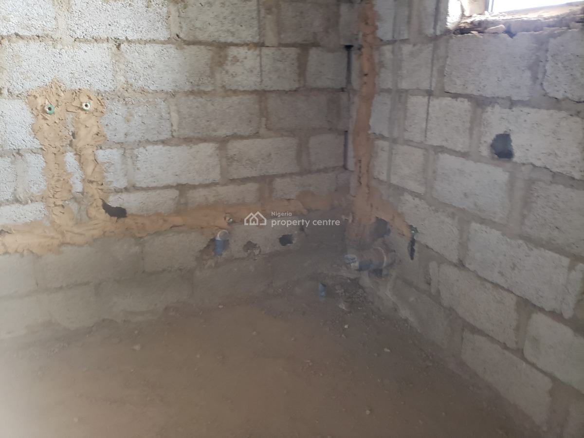 Carcass 4 Bedroom Duplex with Bq, By Ben Ayade Crescent, Jahi, Abuja, Terraced Duplex for Sale
