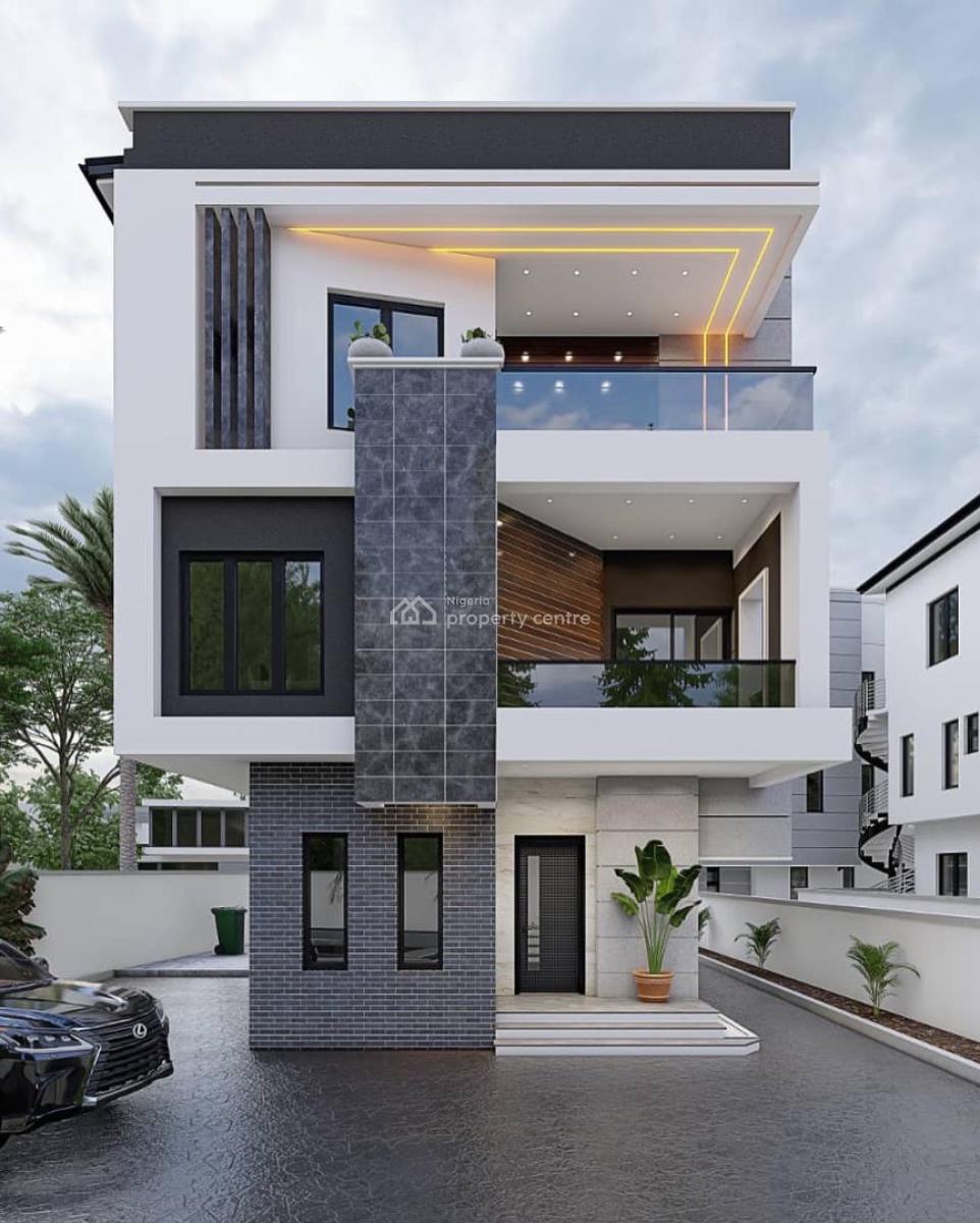 Newly Built Smart 5 Bedroom Detached Duplex Plus Bq + Gate House, Adeniyi Jones, Ikeja, Lagos, Detached Duplex for Sale