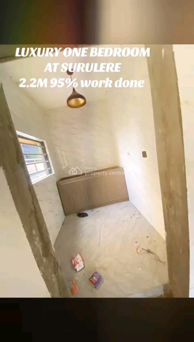 Luxury, 1-bedroom Apartment Features a Pop Finish, Chandelier Light, Kilo, Surulere, Lagos, Mini Flat (room and Parlour) for Rent
